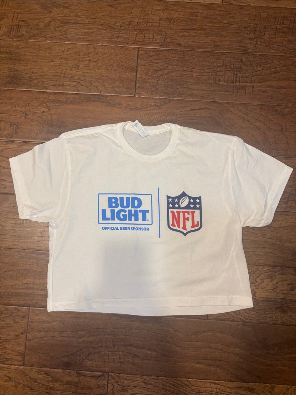 Bud Light x NFL White Logo Tee